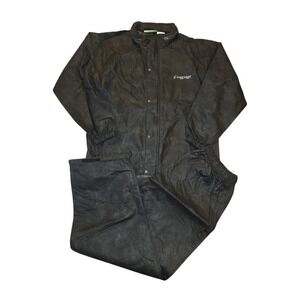 Frogg Toggs 2Pc Rain Gear Set M Black Waterproof Fishing Hunting